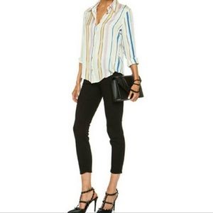 MOTHER Jeans The Looker Crop in “A Modest Spy” Black size 30. Like new